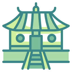 Chinese Temple  Icon