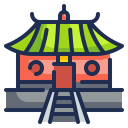 Chinese Temple  Icon