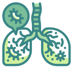 Pulmão infectado  Ícone