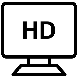 HD-Fernseher  Symbol