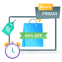 Black Friday Sale  Icon