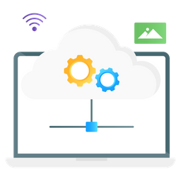 클라우드 서비스  아이콘