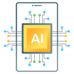 Chip de inteligência artificial  Ícone