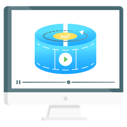 360 Degree Video  Icon