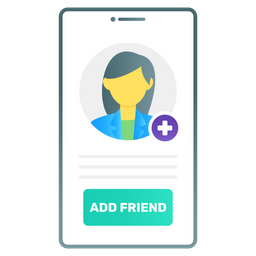 Adicionar amigo  Ícone