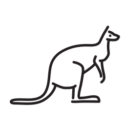 Känguru  Symbol