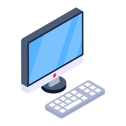 Personal Computer Monitor Display Icon