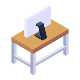 Computer Desk  Icon