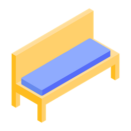 Armless Sofa  Icon