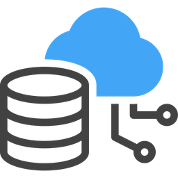 Banco de dados em nuvem  Ícone