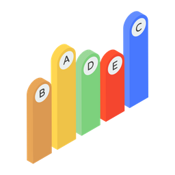 Gráfico alfabético  Ícone