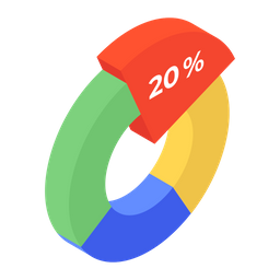 Business Data Pie Chart Diagram Icon