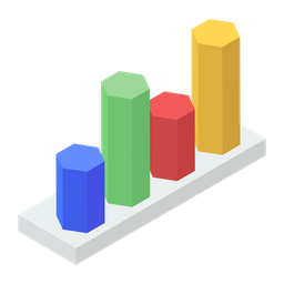 Gráfico de barras  Ícone