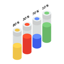 Gráfico de barras  Ícone