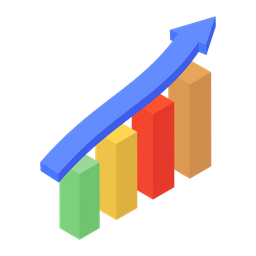 Gráfico de barras  Ícone