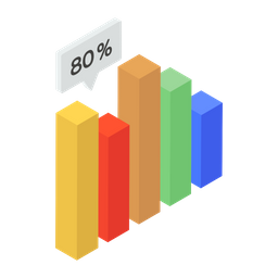 Gráfico de barras  Ícone