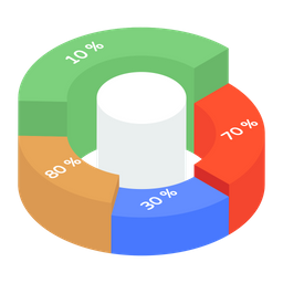 Percentage Chart Percentage Pie Chart Analytics Icon
