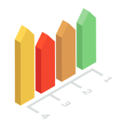 Gráfico de barras  Ícone