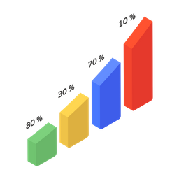 Gráfico de barras  Ícone