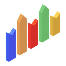 Gráfico de barras  Ícone