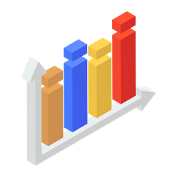 Gráfico de barras  Ícone