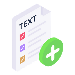 Add Text  Icon