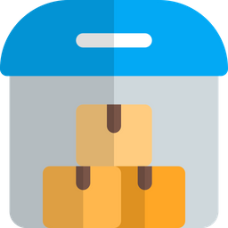 Airport Warehouse Boxes  Icon