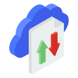 Cloud Data  Icon