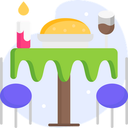 Food Table  Icon