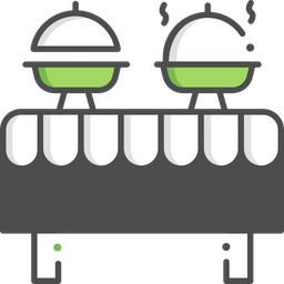 Comida bufê  Ícone