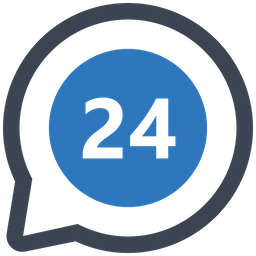 24 Hour Service  Icon