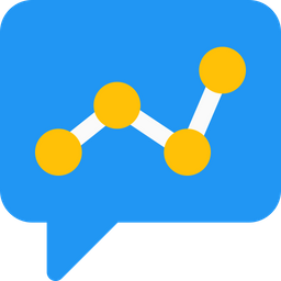 Analytics Chat  Icon