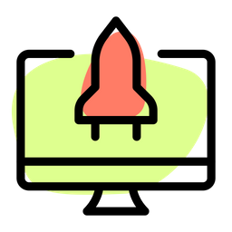 Online Startup  Icon