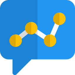 Analytics Chat  Icon