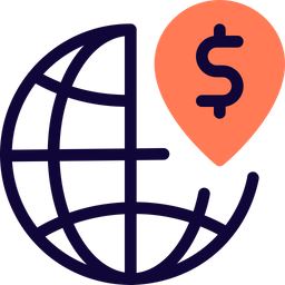 Globales Geld  Symbol