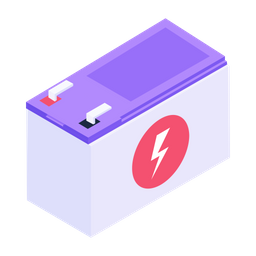 Automobile Battery  Icon