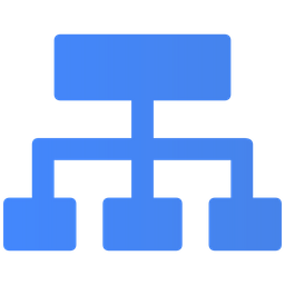 Cloud Hierarchy  Icon