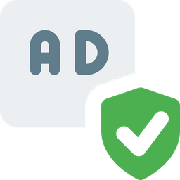 Ads Check Shield  Icon