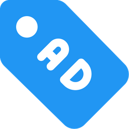 Ads Label Two  Icon