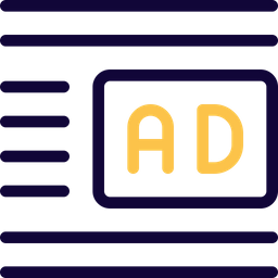 Ads Center Right Margin  Icon