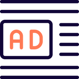 Ads Center Left Margin  Icon