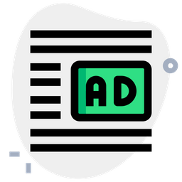 Ads Center Right Margin  Icon