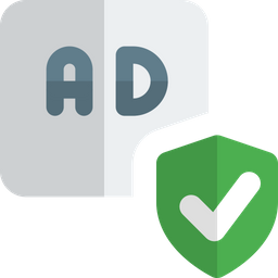 Ads Check Shield  Icon