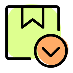 Box Down  Icon