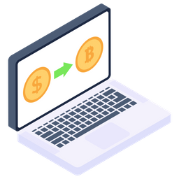 Intercambio de bitcoins  Icono