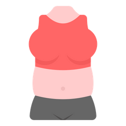 Belly Fat  Icon