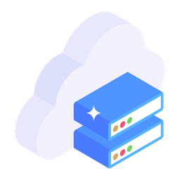 Cloud Data Server  Icon