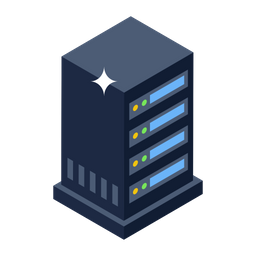 Big Data Center  Icon