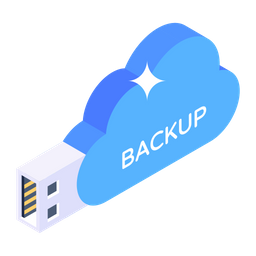 Cloud Backup  Icon