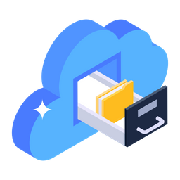 Cloud Drawer  Icon